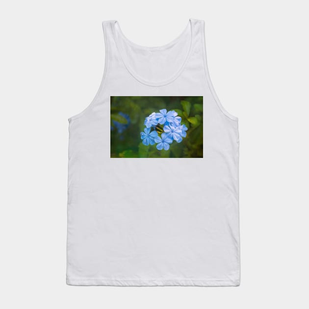 Plumbago Blue Tank Top by dianecmcac